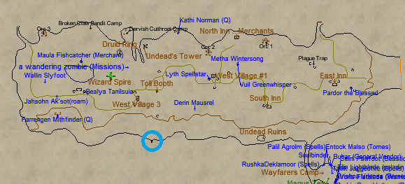 Chapterhouse Zone Line from Commonlands